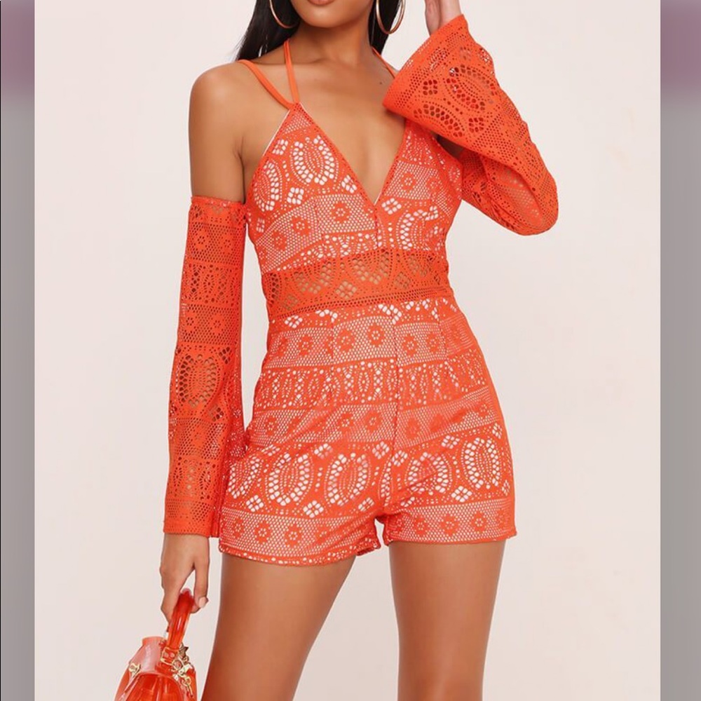 Crochet play suit